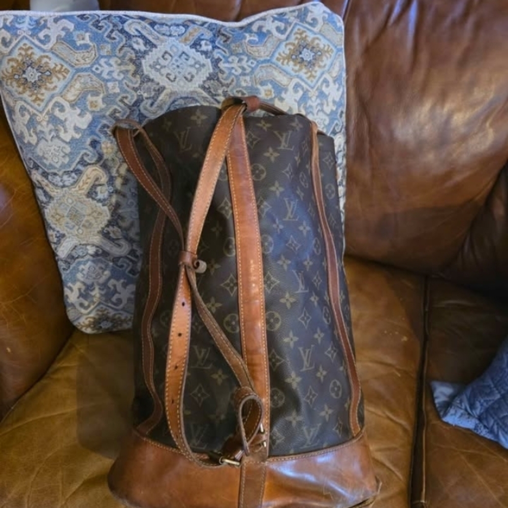 Authentic L V Randonee.Luxury Back Pack Purse With Wallet - Picture 5 of 9